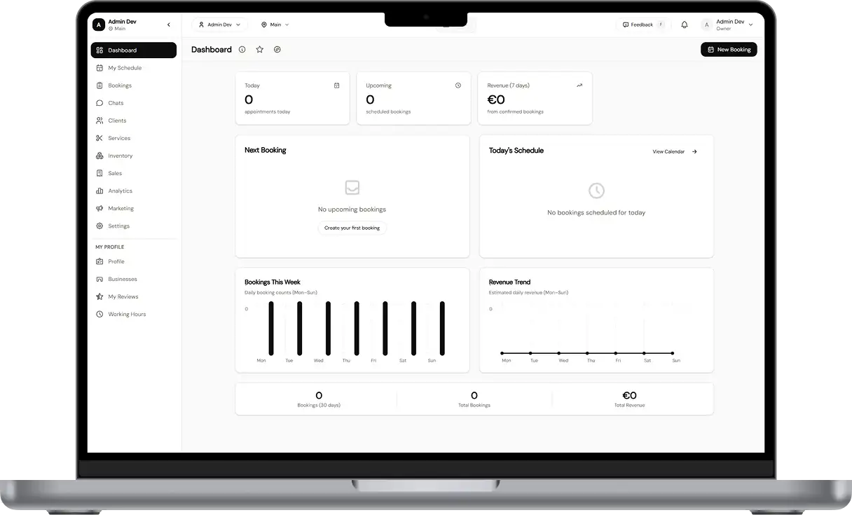 Bubba business console